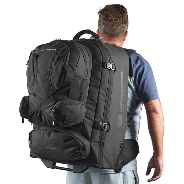 Caribee - Sky Master IV 80Lt Wheeled Backpack - Black