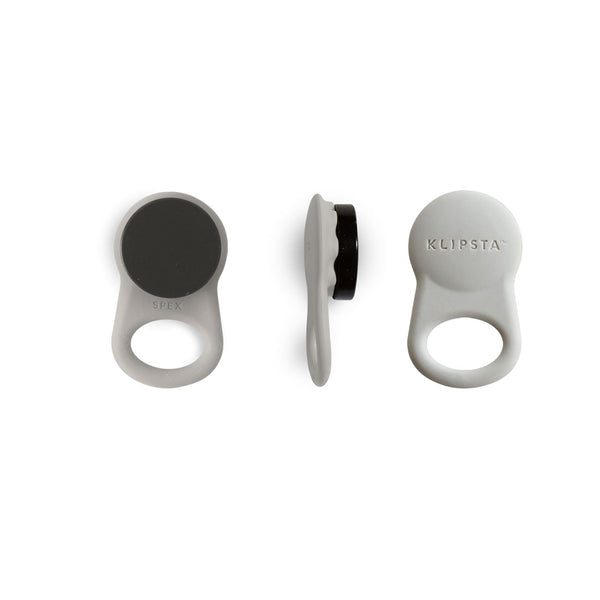 Klipsta - Spex Glasses Clips- Stone + Black (1 Each Colour)