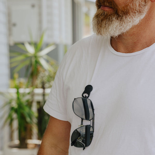 Klipsta - Spex Glasses Clips- Stone + Black (1 Each Colour)