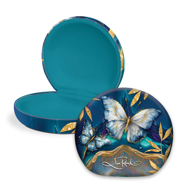 Lisa Pollock - TC54 Small Travel accessory case - Tranquil Butterflies