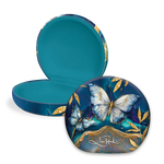 Lisa Pollock - TC54 Small Travel accessory case - Tranquil Butterflies