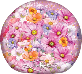 Lisa Pollock - TC55 Small Travel accessory case - Wistful Wildflowers - 0