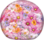 Lisa Pollock - TC55 Small Travel accessory case - Wistful Wildflowers