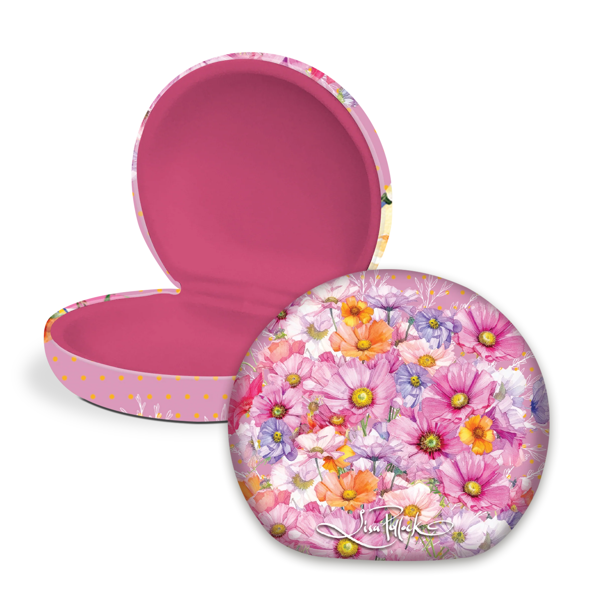 Lisa Pollock - TC55 Small Travel accessory case - Wistful Wildflowers