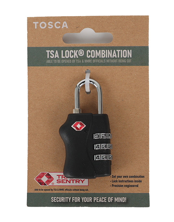 Tosca - TCA005 TSA Combo Lock - Black