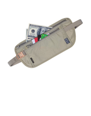 Tosca - TCA011 RFID Waist Security Money Belt - Beige