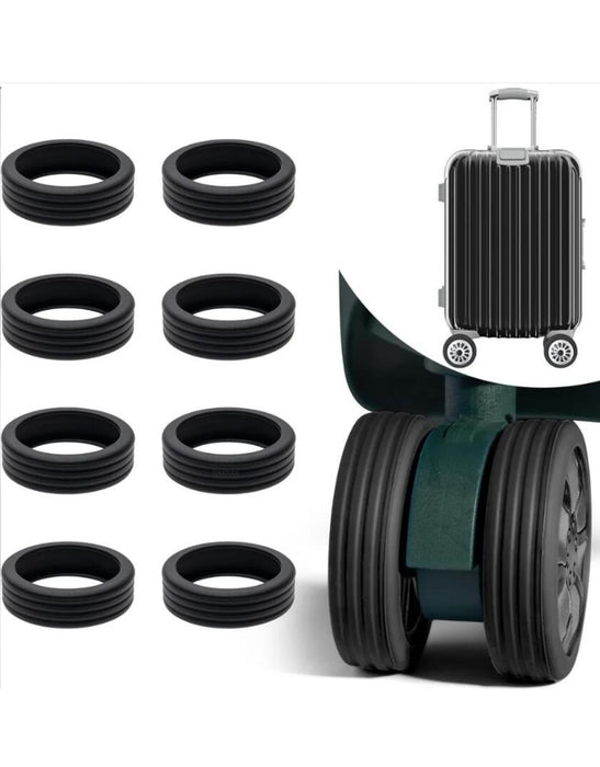 Tosca - TCA062 Silicone Wheel Protector Covers 8pcs - Black