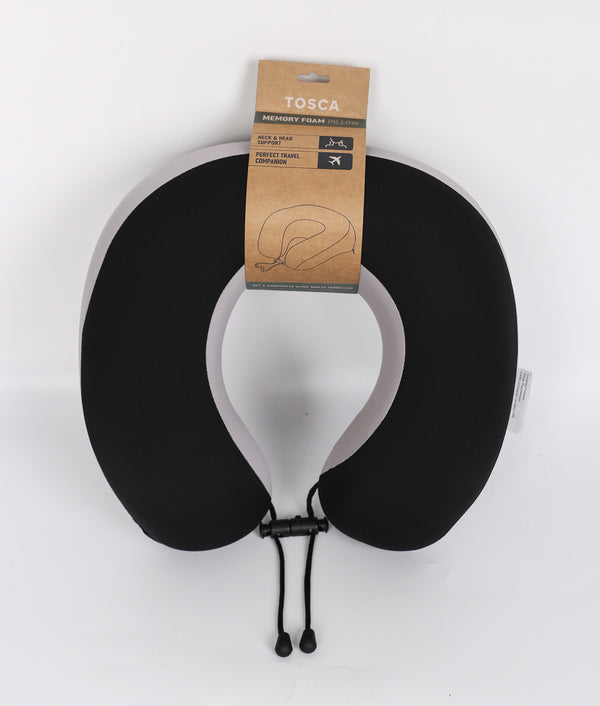 Tosca - TCA073 Memory Foam Neck Cushion - Black/Grey