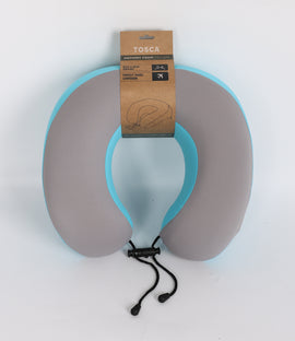 Tosca - TCA073 Memory Foam Neck Cushion - Grey/Teal