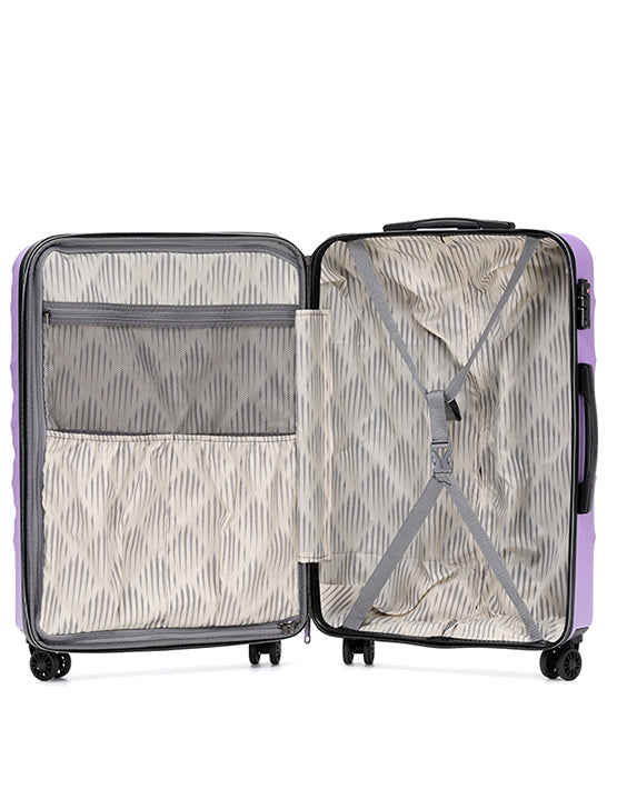 Tosca Intersteller Set of 3 suitcases - Violet-3