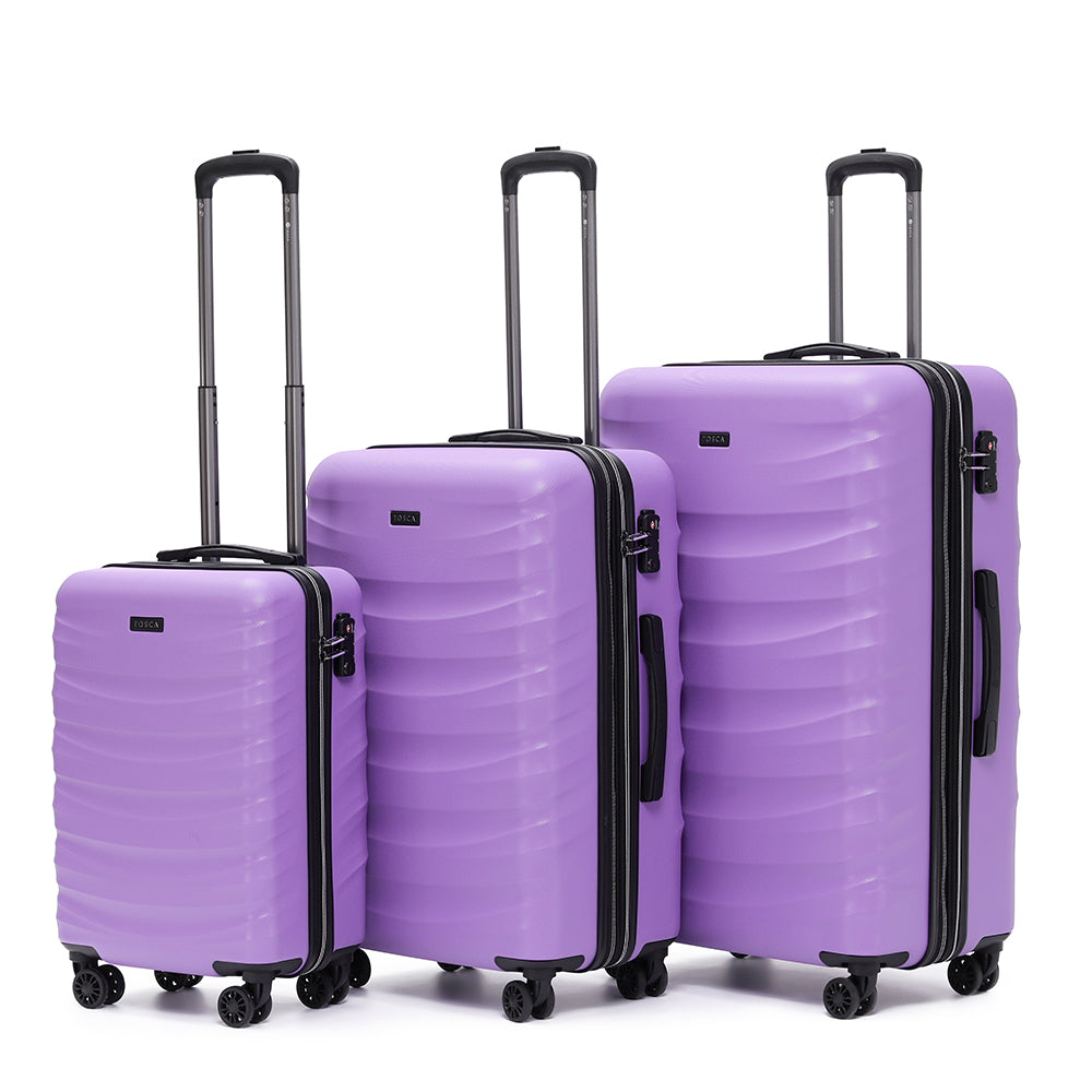 Tosca Intersteller Set of 3 suitcases - Violet - 0