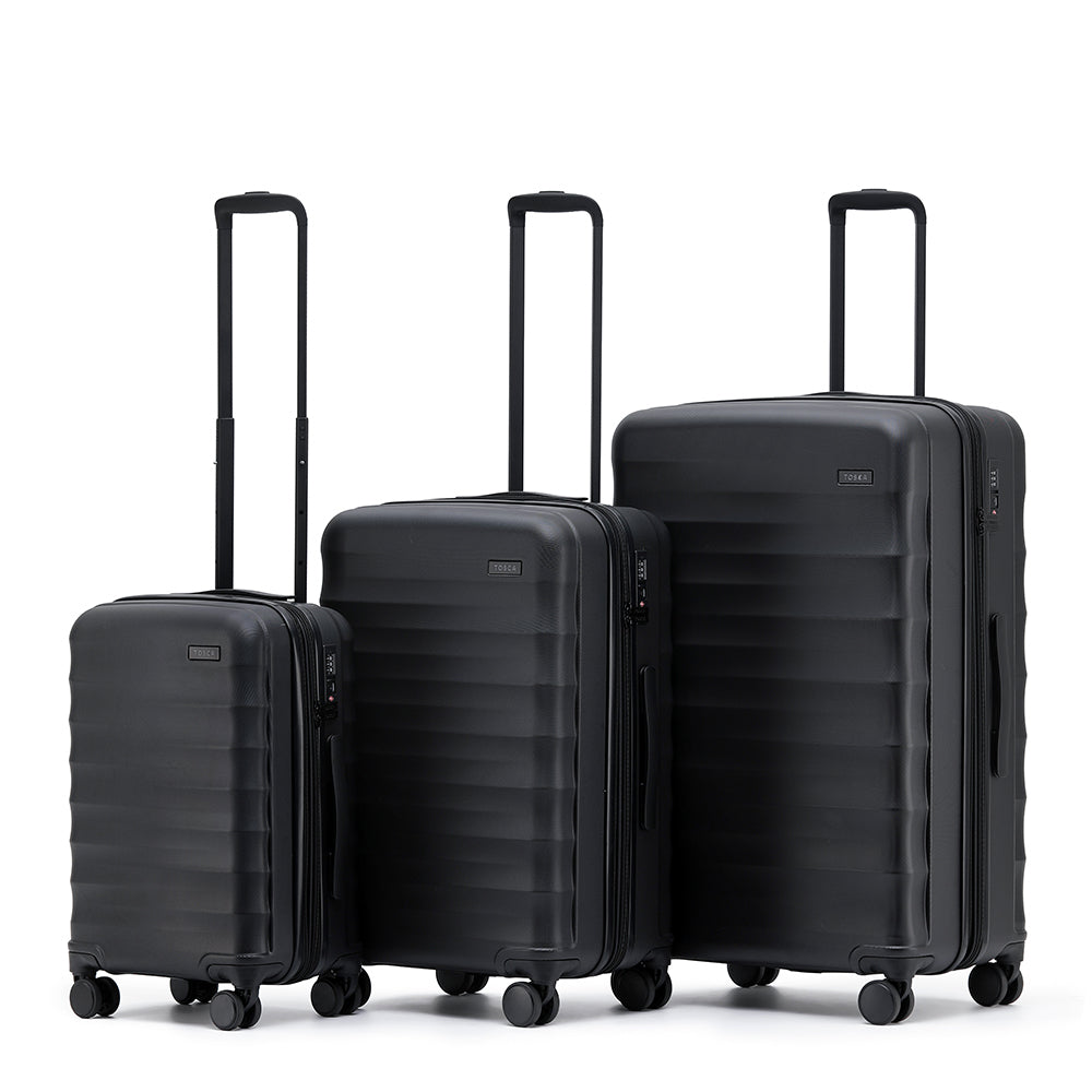 Tosca - Interstellar 2.0 Set of 3 suitcases - Black