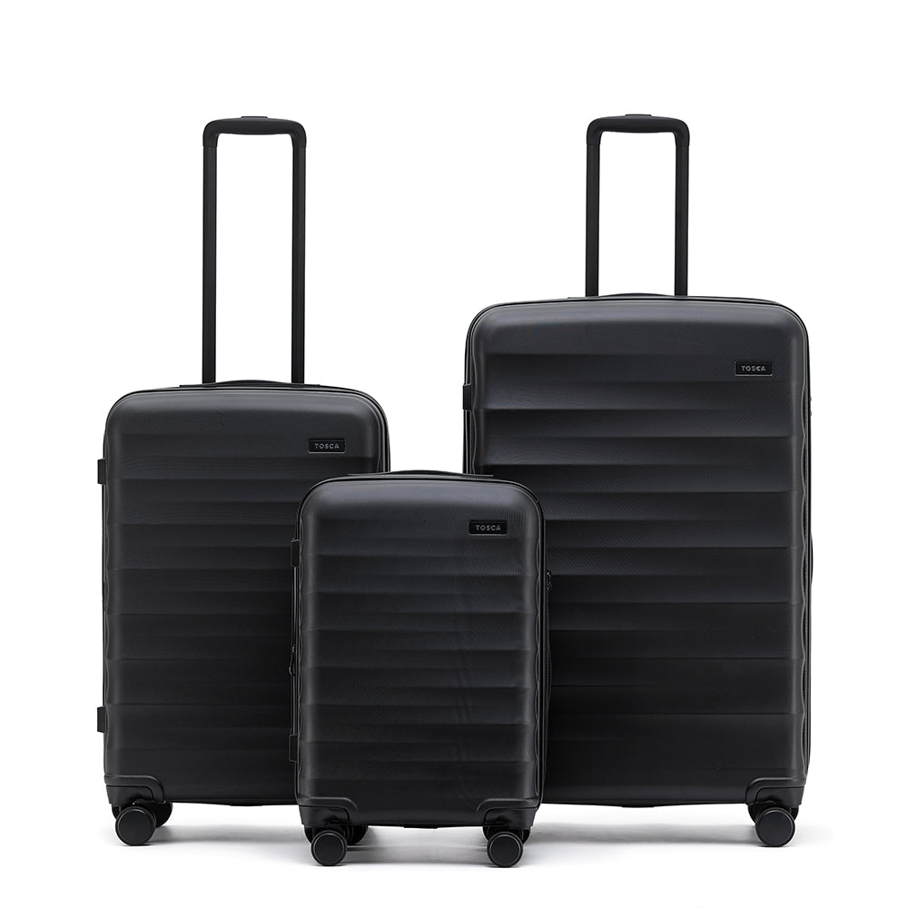 Tosca - Interstellar 2.0 Set of 3 suitcases - Black