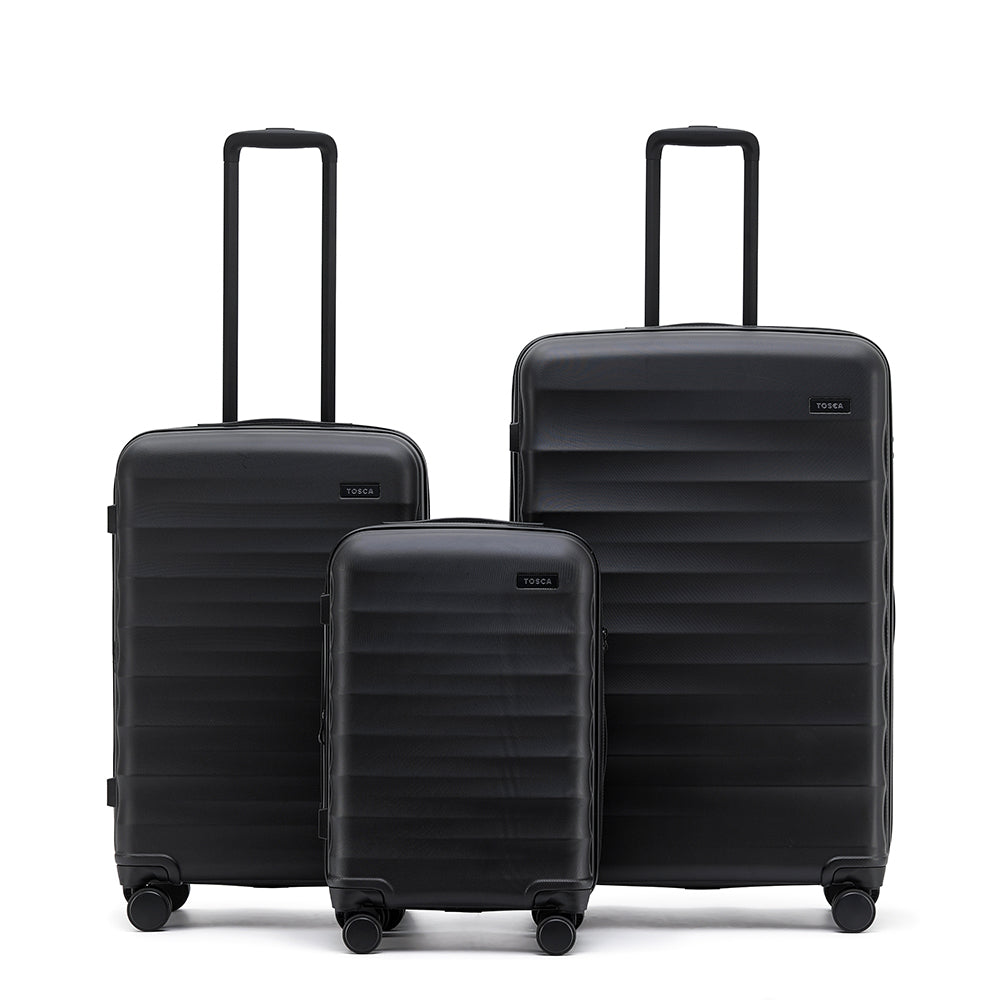 Tosca - Interstellar 2.0 Set of 3 suitcases - Black - 0
