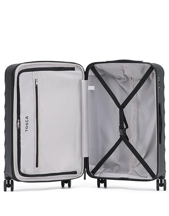 Tosca - Interstellar 2.0 Set of 3 Suitcases - Black