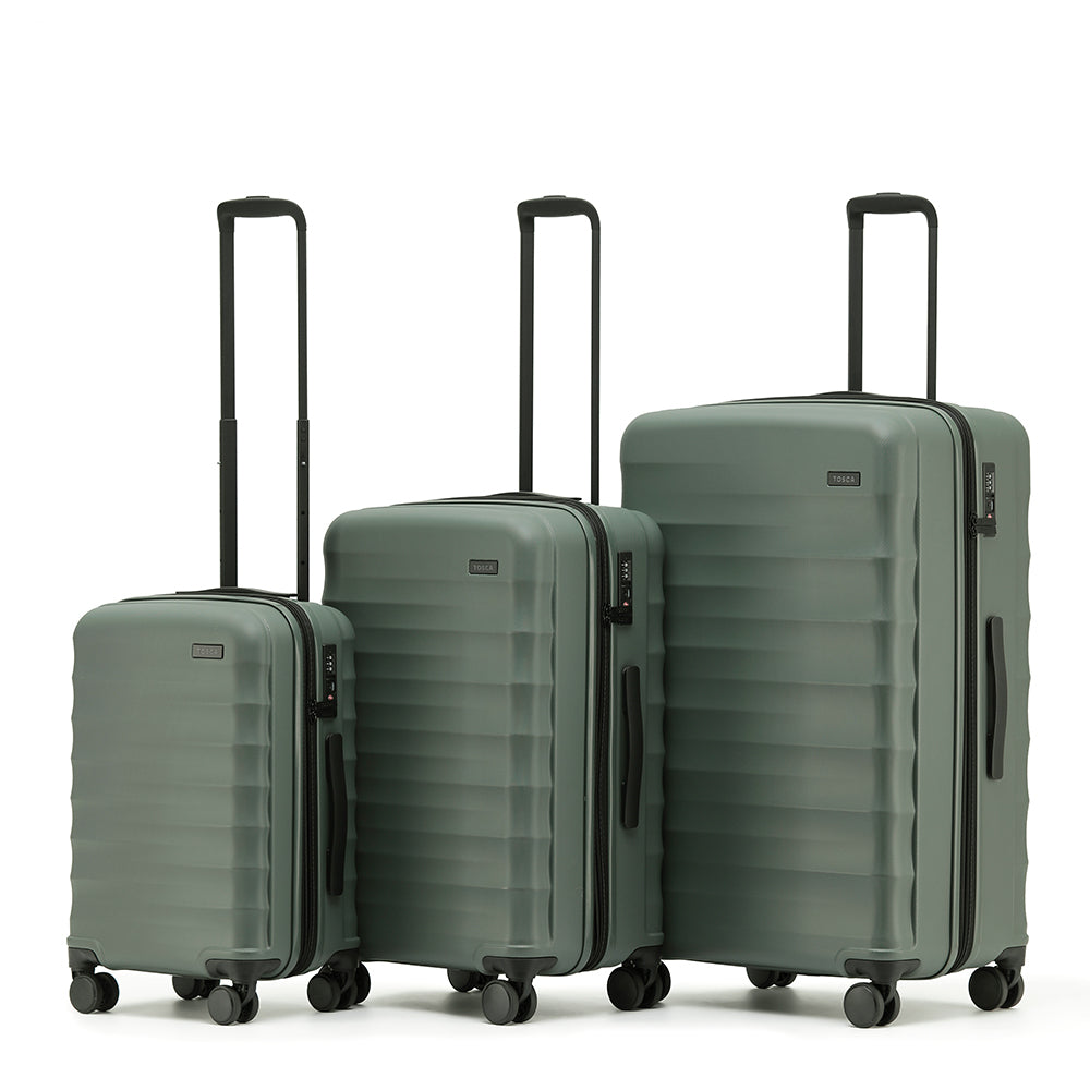 Tosca - Interstellar 2.0 Set of 3 suitcases - Moss - 0