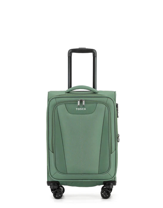 Tosca - TCA188 Altitude 55cm Carry On Spinner Suitcase - Ivy Green
