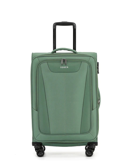 Tosca - TCA188 Altitude 66cm Medium Spinner Suitcase - Ivy Green