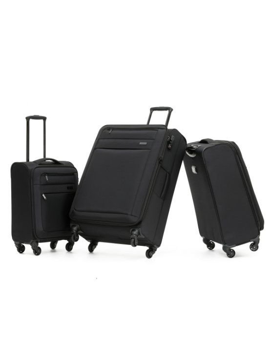 Tosca - SKY Runner SET of 3 Suitcases (L-M-S) - Black