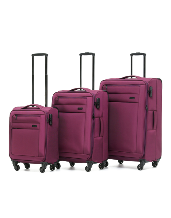 Tosca - SKY Runner SET of 3 Suitcases (L-M-S) - Velvet - 0