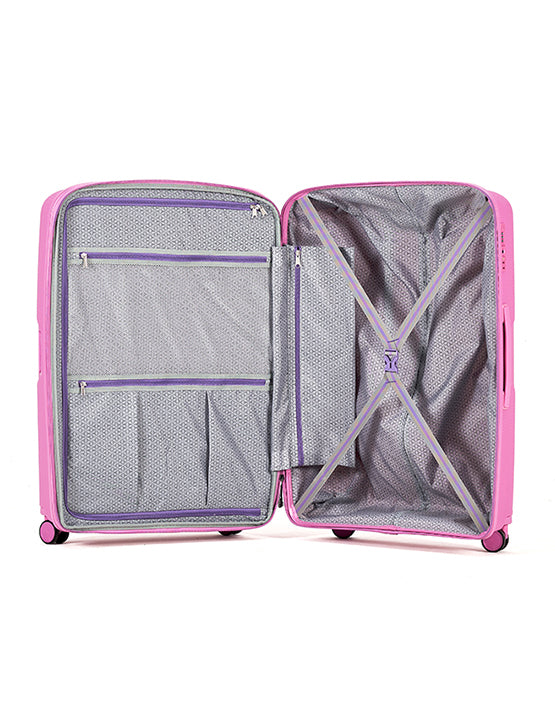 Tosca - TCA510 Bel-Air 20in Small Cabin Spinner hard suitcase - Pink/Purple