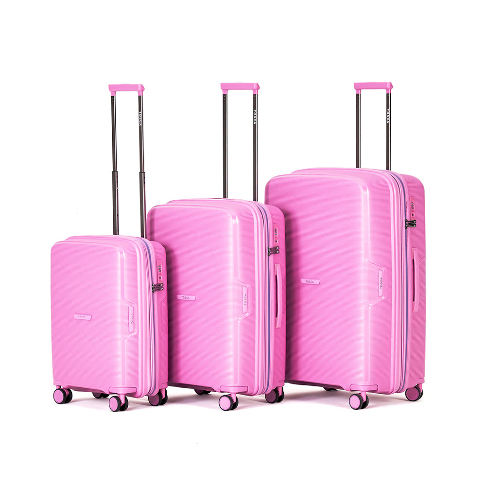 Tosca - BEL-AIR TCA510-3F SET of 3 (29in-25in-20in) - Pink/Purple