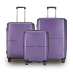 Tosca - Globetrotter Set of 3 Suitcases (L+M+S) - Purple