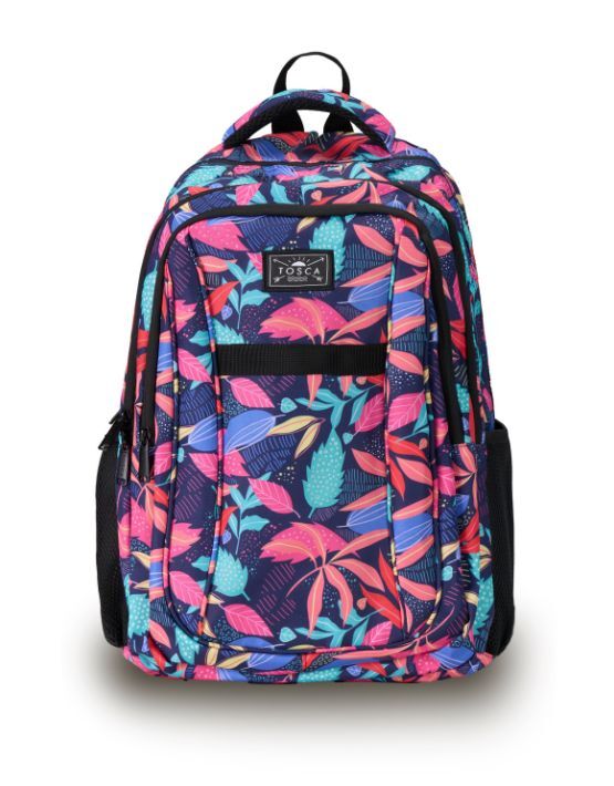 Tosca - TCA936-L Small Backpack - Black/Tropical - 0