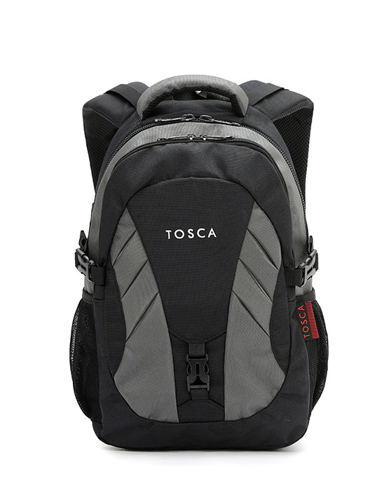 TOSCA - TCA-941 20LT Deluxe Backpack - Black-Grey-3