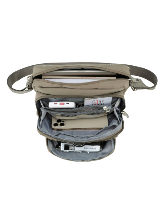 Tosca - TCA981 Anti Theft Side Bag- Taupe