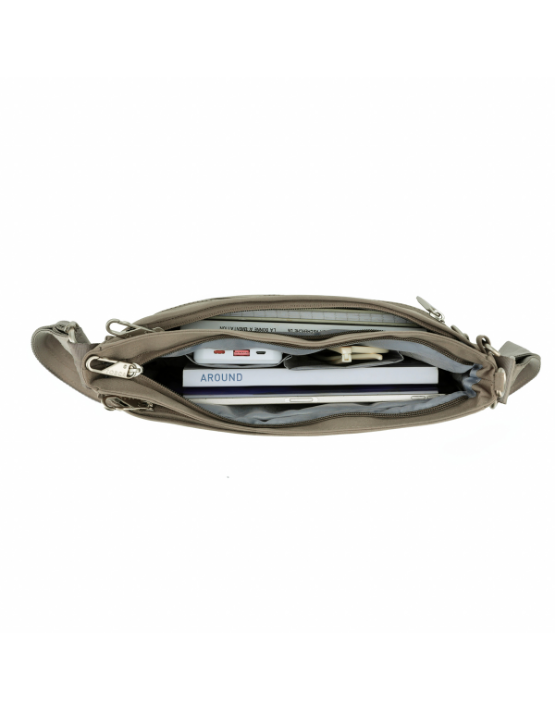 Tosca - TCA983 Anti Theft Side Bag- Taupe