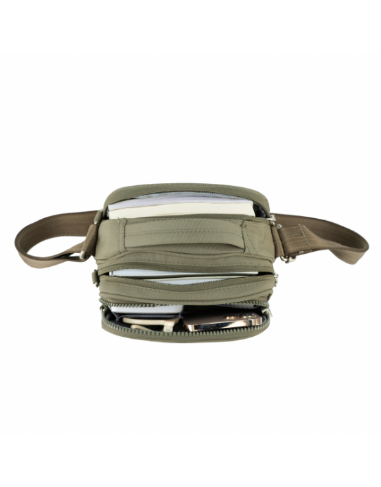 TOSCA - TCA984 Anti Theft Side bag- Khaki