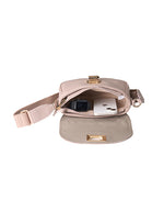 Tosca - TH051 Small Saddle flap handbag - Apricot