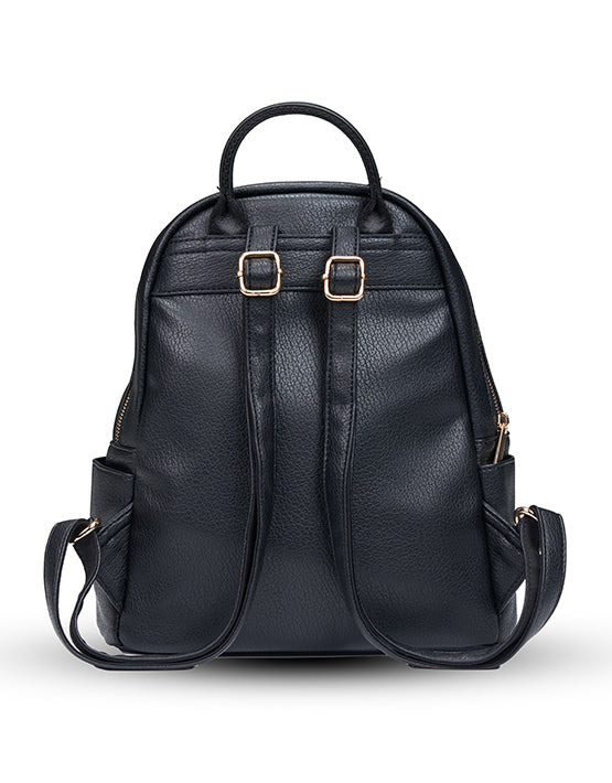 Tosca - TH053 Fashion backpack - Black - 0