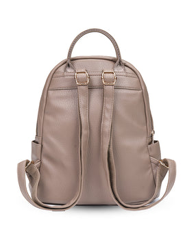 Tosca - TH053 Fashion backpack - Taupe - 0