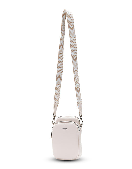 Tosca - TH054 Mini Utility Phone Bag - Ivory