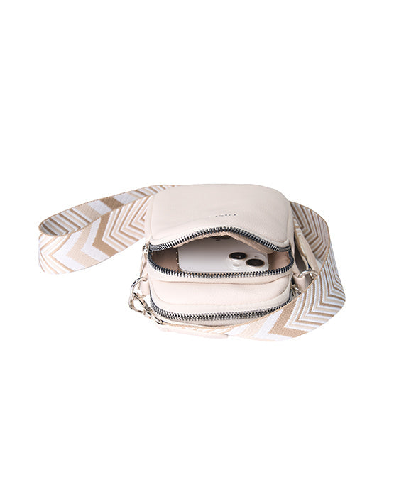 Tosca - TH054 Mini Utility Phone Bag - Ivory