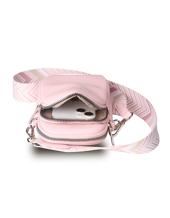 Tosca - TH054 Mini Utility Phone Bag - Pink