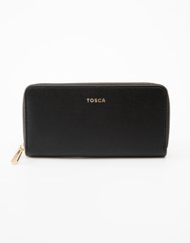 TOSCA - TH057 PU WALLET - Black