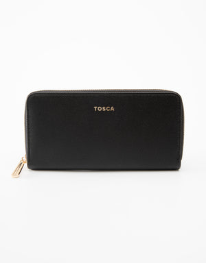Tosca - TH057 Pu Wallet - Black
