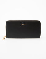 TOSCA - TH057 PU WALLET - Black