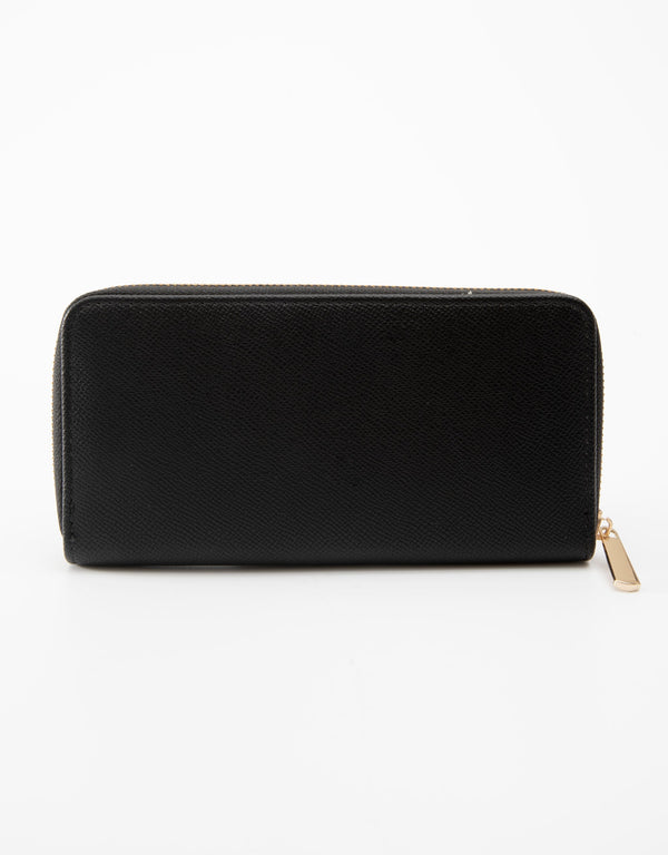 Tosca - TH057 Pu Wallet - Black