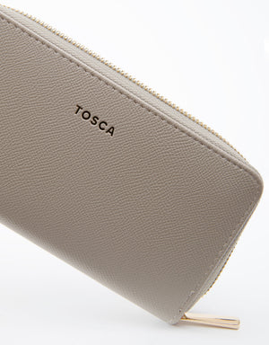 Tosca - TH057 Pu Wallet - Stone