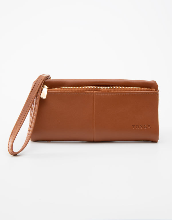 Tosca - TH058 Pu Wallet - Pumpkin