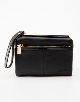 TOSCA - TH059 PU WALLET - Black