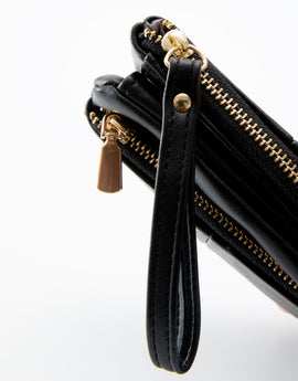 TOSCA - TH059 PU WALLET - Black - 0