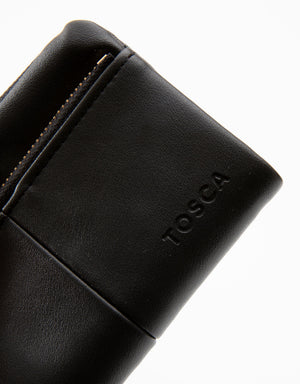 Tosca - TH059 Pu Wallet - Black