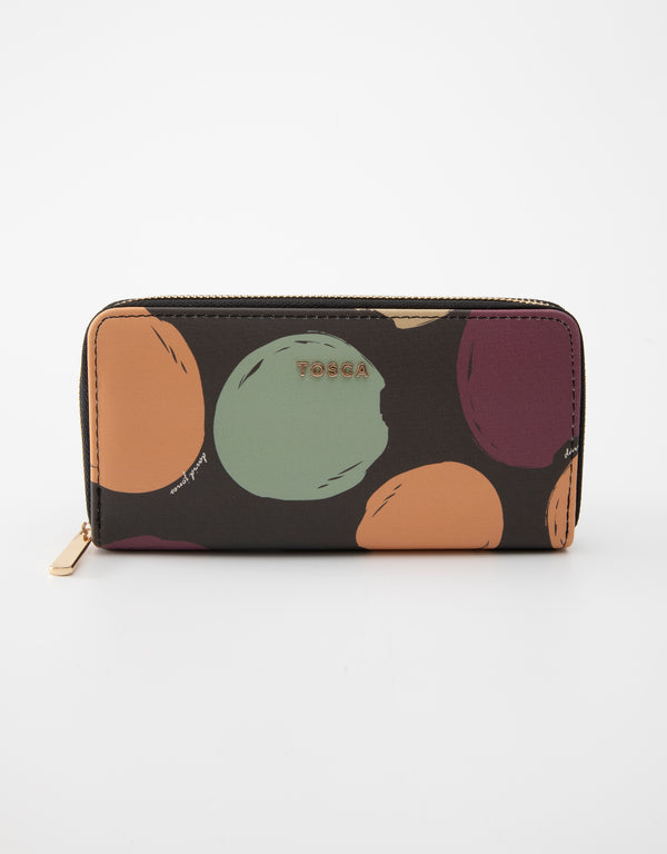 Tosca - TH060 Pu Wallet - Black