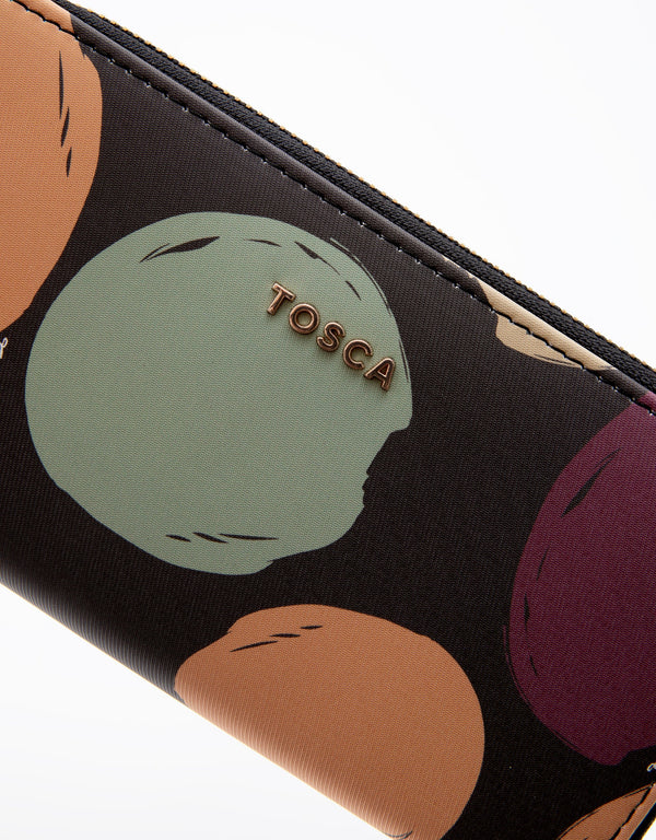 Tosca - TH060 Pu Wallet - Black
