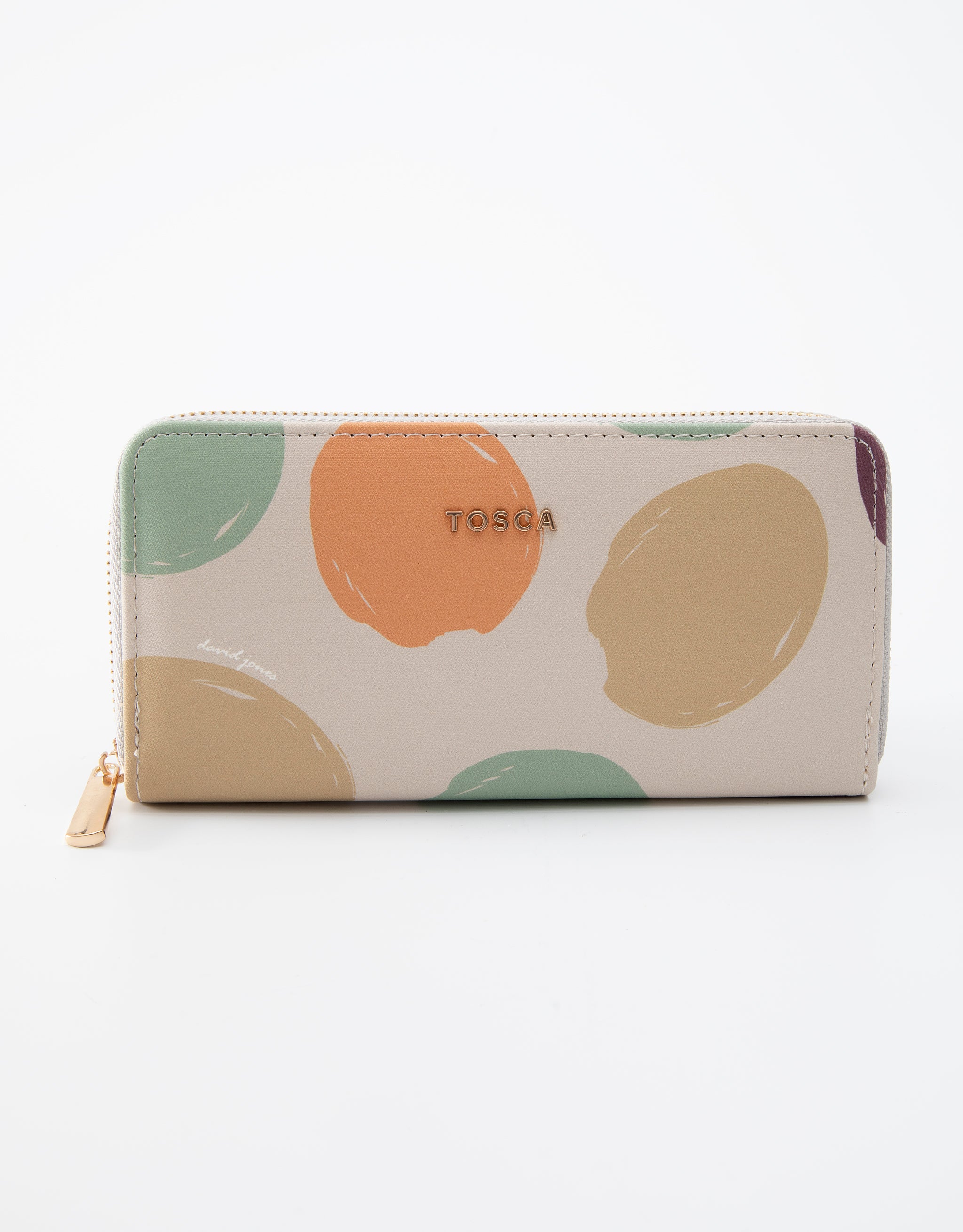 TOSCA - TH060 PU WALLET - Almond Milk